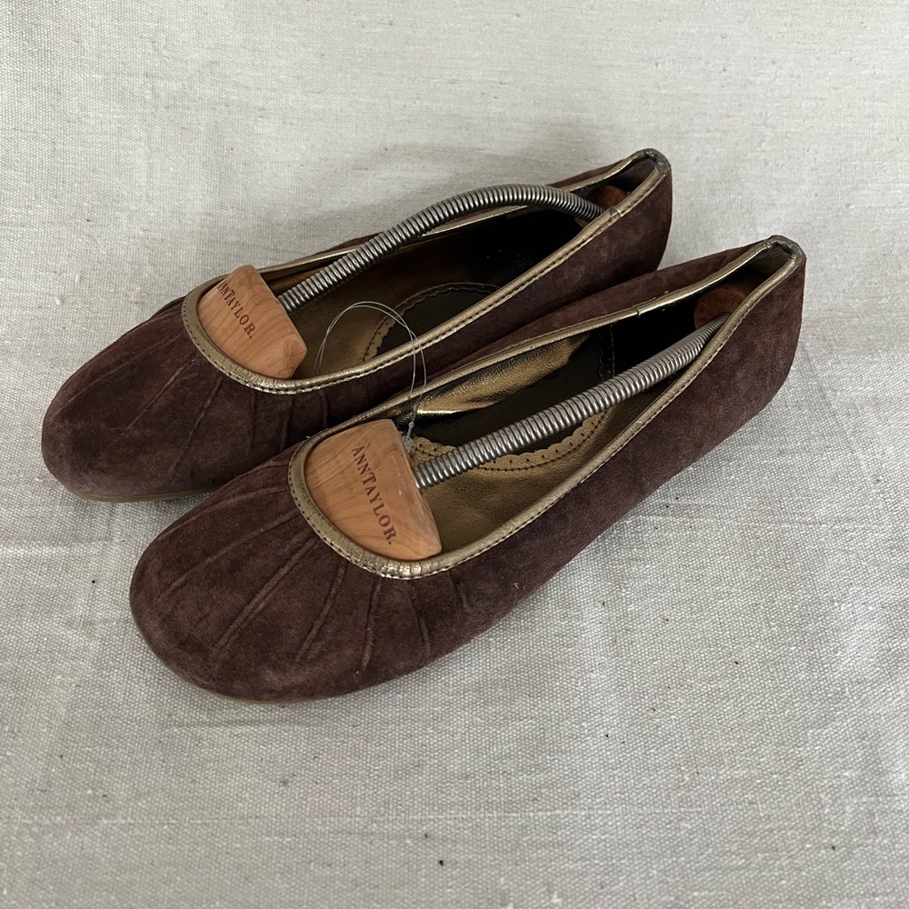 Genuine Leather Old Navy Ballet Flats Rounded Toe Women’s Size 11